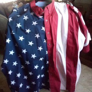 Heximco USA 5X Flag Style Shirt